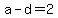 +a+-+d+=+2+