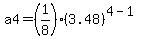 +a4++=+%281%2F8%29%2A+%283.48%29%5E%284-1%29