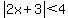 +abs%282x%2B3%29%3C4