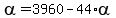 +alpha+=+3960+-+44%2Aalpha+