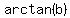 +arc+tan%28b%29+
