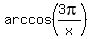 +arccos%283pi%2Fx%29+