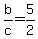 +b%2Fc+=+5%2F2+