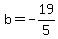 +b=-19%2F5+