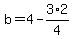 +b=4-3%2F4%2A2+
