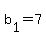 +b%5B1%5D+=+7+