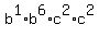 +b%5E1%2Ab+%5E6+%2A+c%5E2%2Ac%5E2