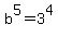 +b%5E5+=+3%5E4+