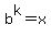 +b%5Ek+=+x+