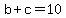+b+%2B+c+=+10+