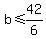 +b+%3C=+42%2F6