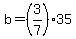 \"+b+=+%283%2F7%29%2A35+\"
