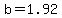 +b+=+1.92+