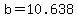 +b+=+10.638+