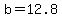 +b+=+12.8+