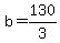 +b+=+130%2F3+