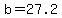 +b+=+27.2+
