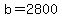 +b+=+2800+