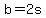 +b+=+2s+