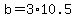 +b+=+3%2A10.5+