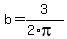 +b+=+3%2F%282%2Api%29+