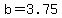 +b+=+3.75+