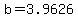 +b+=+3.9626+