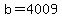 +b+=+4009+