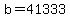 +b+=+41333+