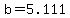 +b+=+5.111+