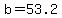 +b+=+53.2+