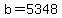 +b+=+5348+