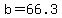 +b+=+66.3+