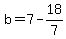 +b+=+7+-+18%2F7+