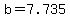 +b+=+7.735+