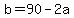 +b+=+90+-+2a+