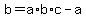 +b+=+a%2Ab%2Ac+-+a+