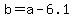 +b+=+a+-+6.1+