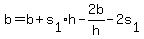 +b+=+b+%2B+s%5B1%5D%2Ah+-+2b%2Fh+-+2s%5B1%5D+