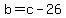 +b+=+c+-+26+