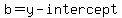 +b+=+y-intercept