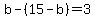 \"+b+-+%28+15+-+b+%29+=+3+\"