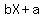 +bX+%2B+a