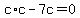 +c%2Ac-7c=0+