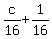 +c%2F16+%2B+1%2F16+