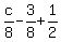 +c%2F8+-+3%2F8+%2B+1%2F2+