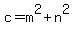 +c=m%5E2+%2B+n%5E2+