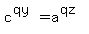 +c%5E%28qy%29=a%5E%28qz%29+