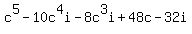 +c%5E5+-10c%5E4i+-+8c%5E3i+%2B+48c+-+32i+