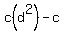 +c+%28d%5E2%29-+c